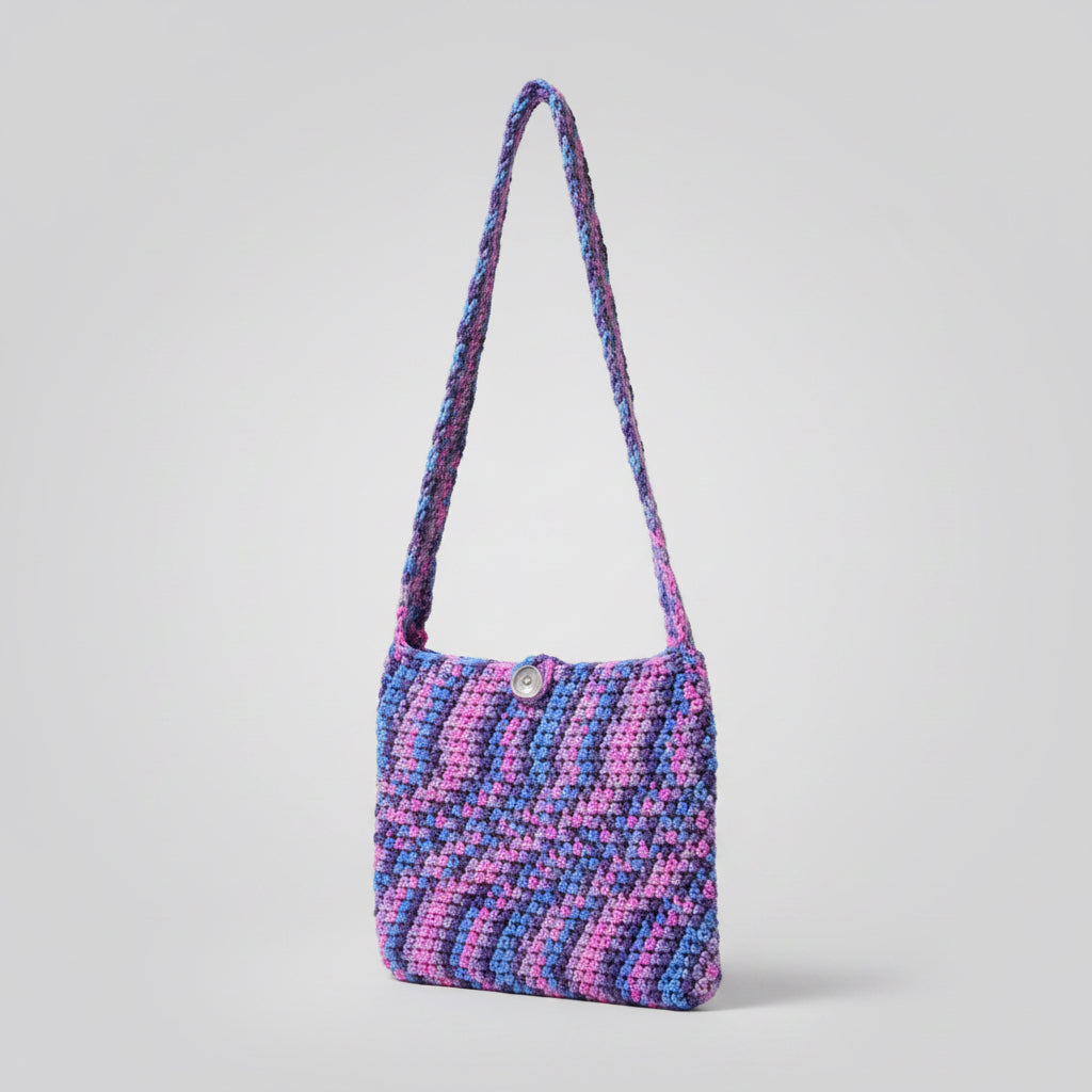 Boho Multi-Colored Shoulder Handbag