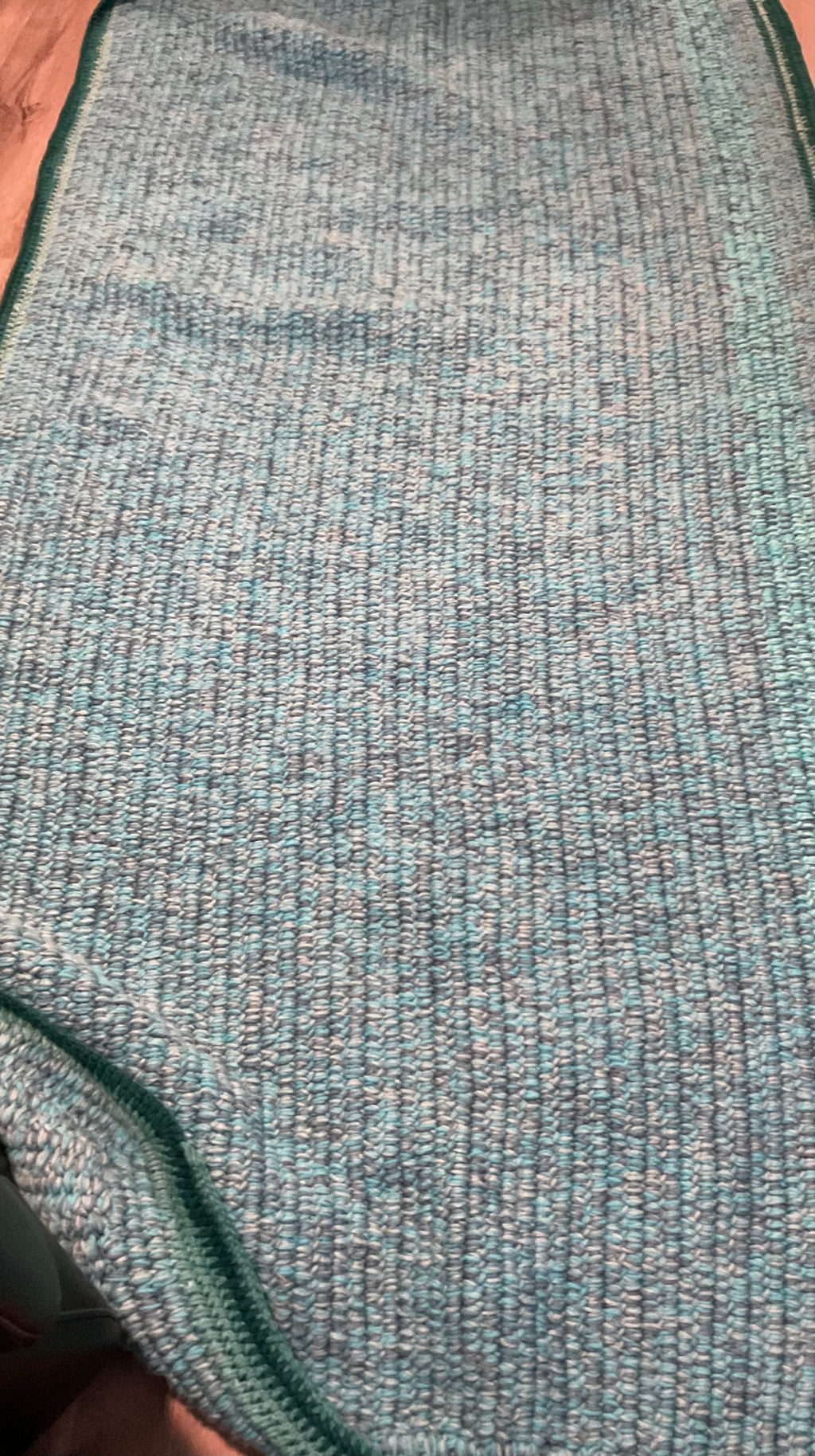 “Shades of of Turquoise” Adult Weighted Blanket 4 foot X 8 foot