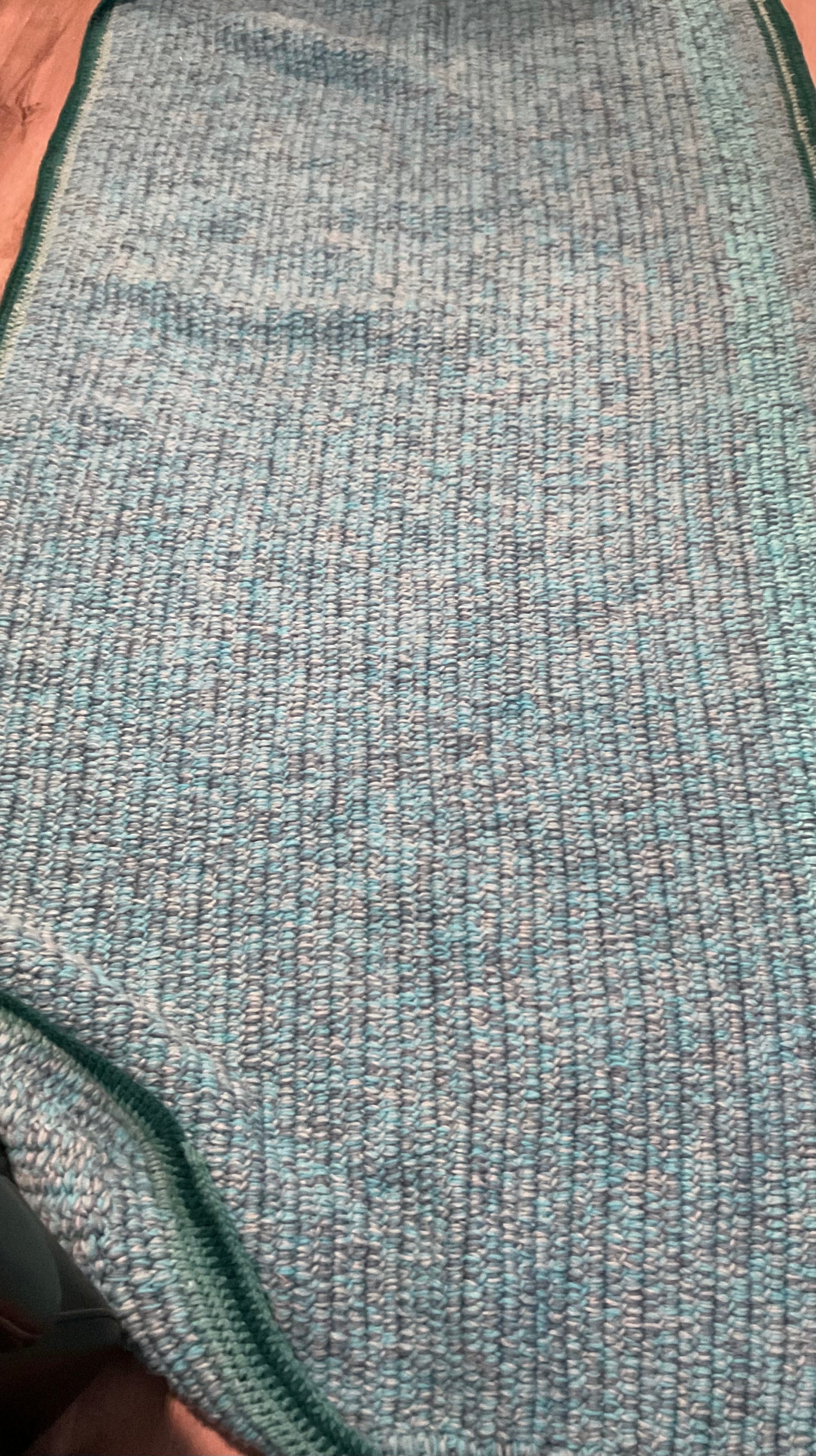 “Shades of of Turquoise” Adult Weighted Blanket 4 foot X 8 foot